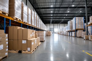 a spacious warehouse