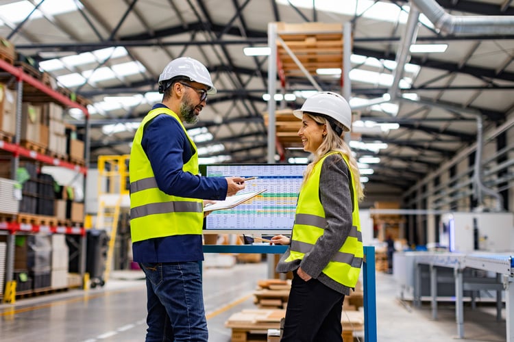 warehouse workers